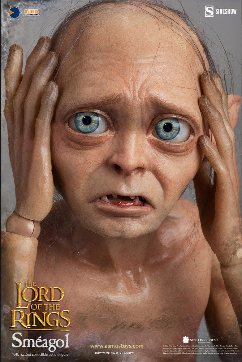 El Señor de los Anillos: Se revelan las figuras realistas de Gollum y Smagol en escala 1/6