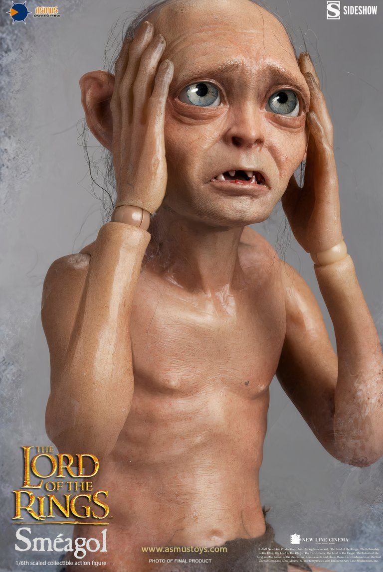 El Señor de los Anillos: Se revelan las figuras realistas de Gollum y Smagol en escala 1/6