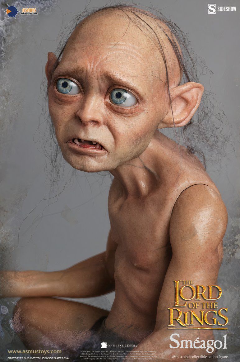 El Señor de los Anillos: Se revelan las figuras realistas de Gollum y Smagol en escala 1/6