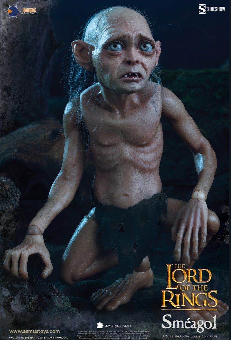 El Señor de los Anillos: Se revelan las figuras realistas de Gollum y Smagol en escala 1/6