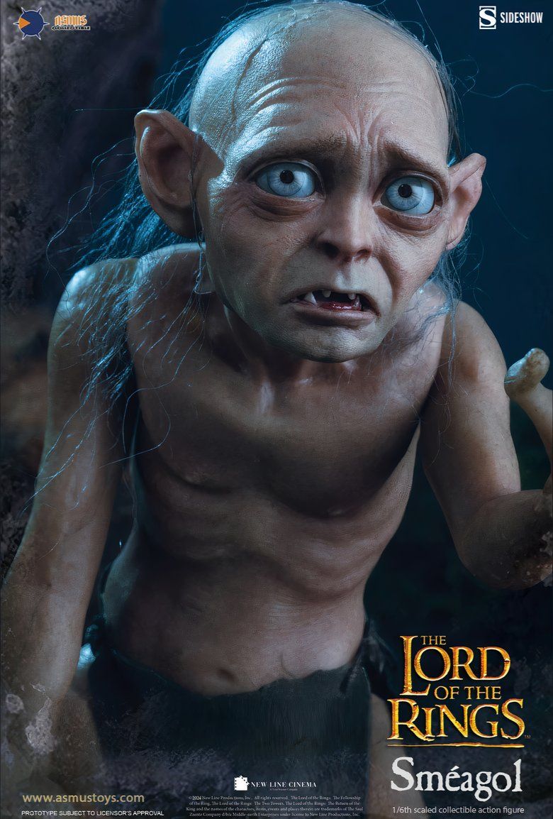 El Señor de los Anillos: Se revelan las figuras realistas de Gollum y Smagol en escala 1/6