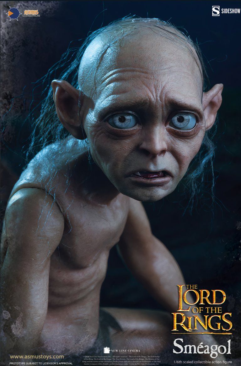 El Señor de los Anillos: Se revelan las figuras realistas de Gollum y Smagol en escala 1/6