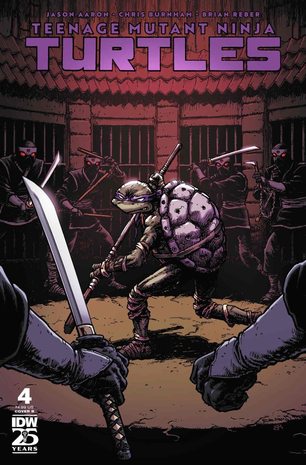 Revisión anticipada exclusiva de Teenage Mutant Ninja Turtles # 4: Las hazañas heroicas de Donatello superan su punto de ruptura