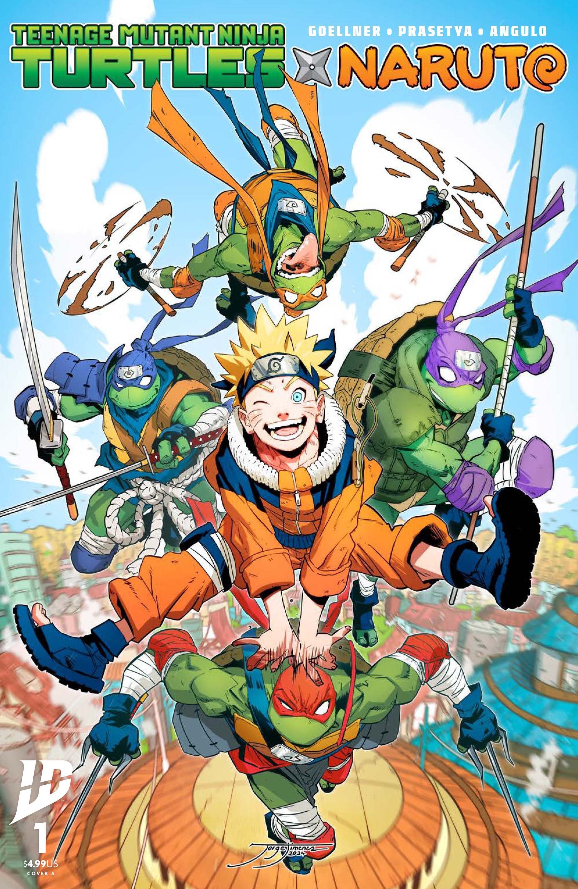 Revisión de Teenage Mutant Ninja Turtles x Naruto #1: Comienza una aventura inteligentemente combinada