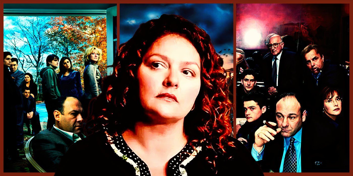 Aida Turturro as Janice Soprano the vindictive, manipulative and sociopath sister of Tony Soprano in The Sopranos.