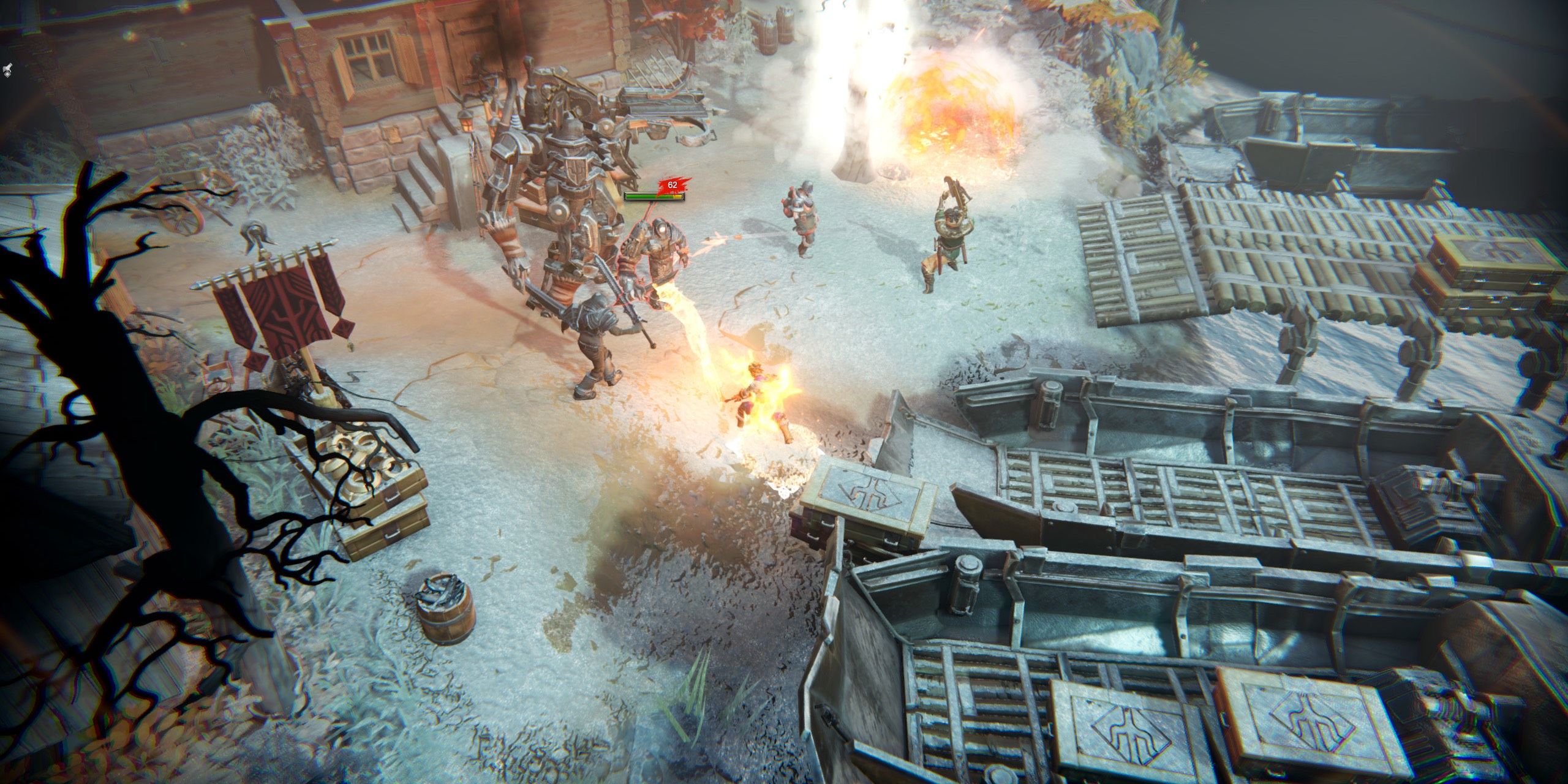 A Screenshot of combat in Iron Brigade