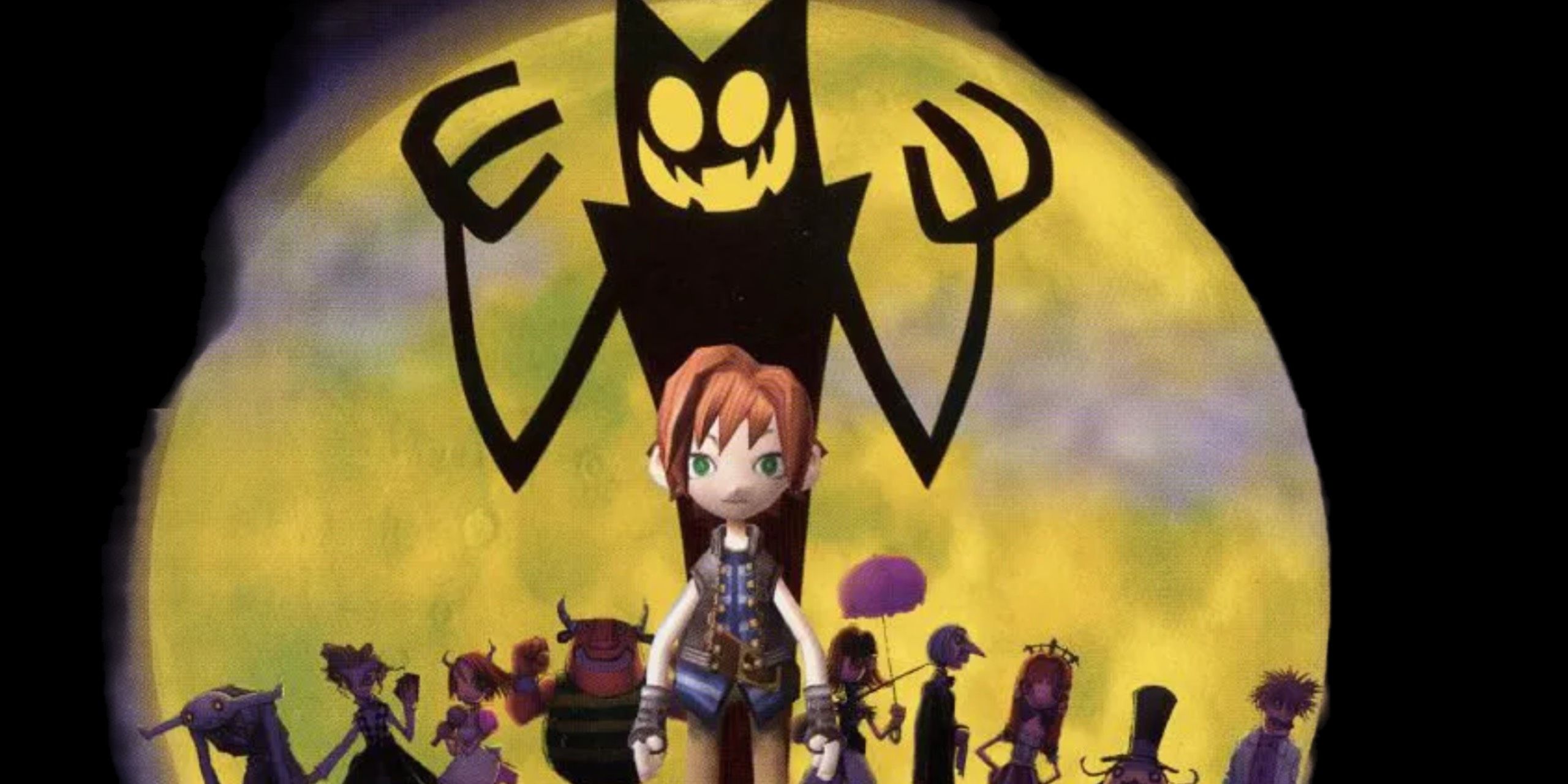 The cover art from Okage which shows main character Ari and their possessed shadow