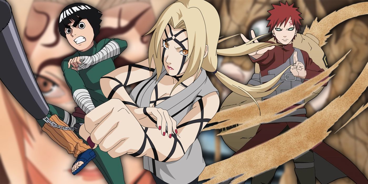 Tsunade, Rock Lee, Gaara