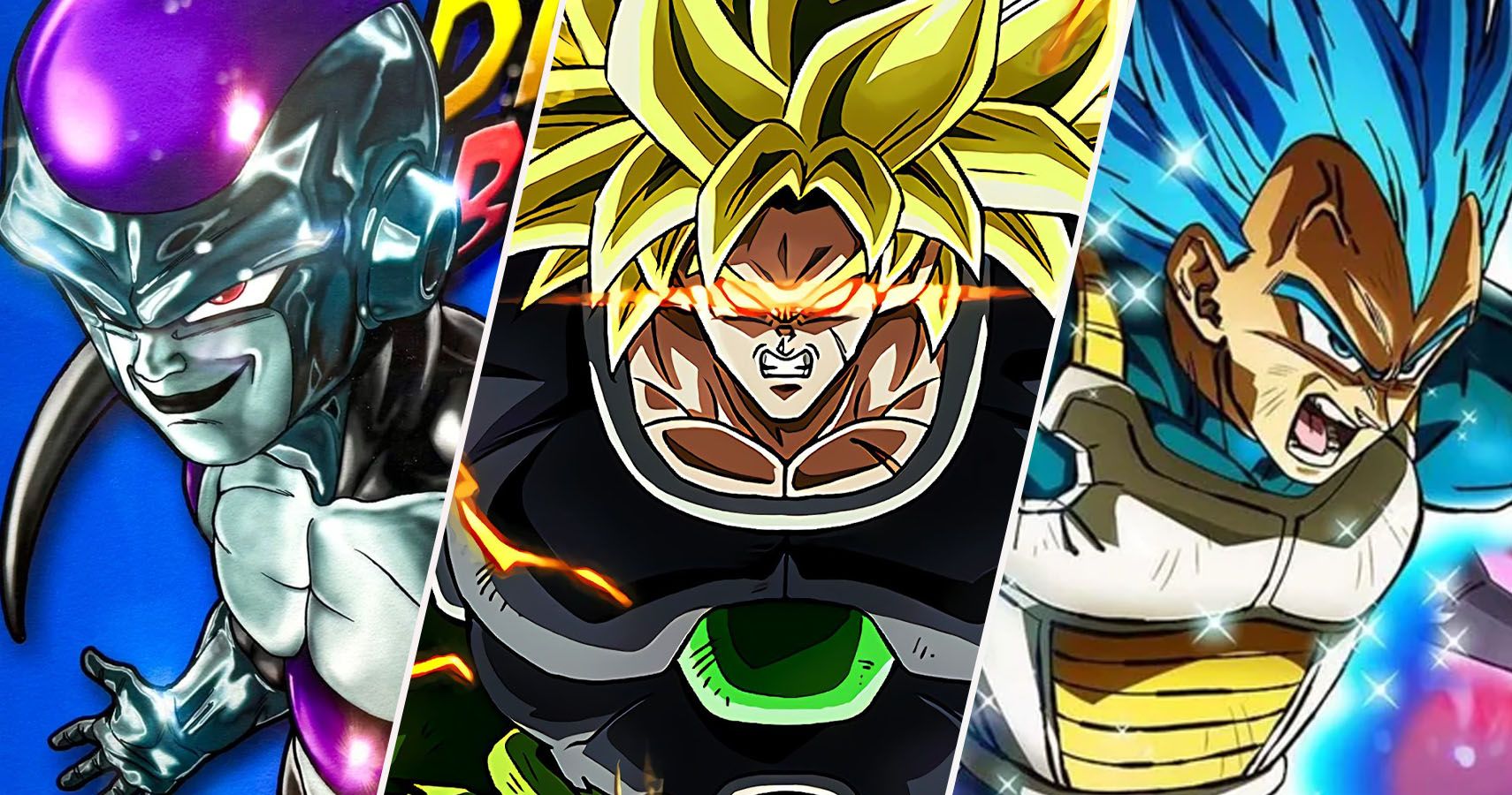 Black Frieza, Super Saiyan Broly, y SSB Evolved Vegeta