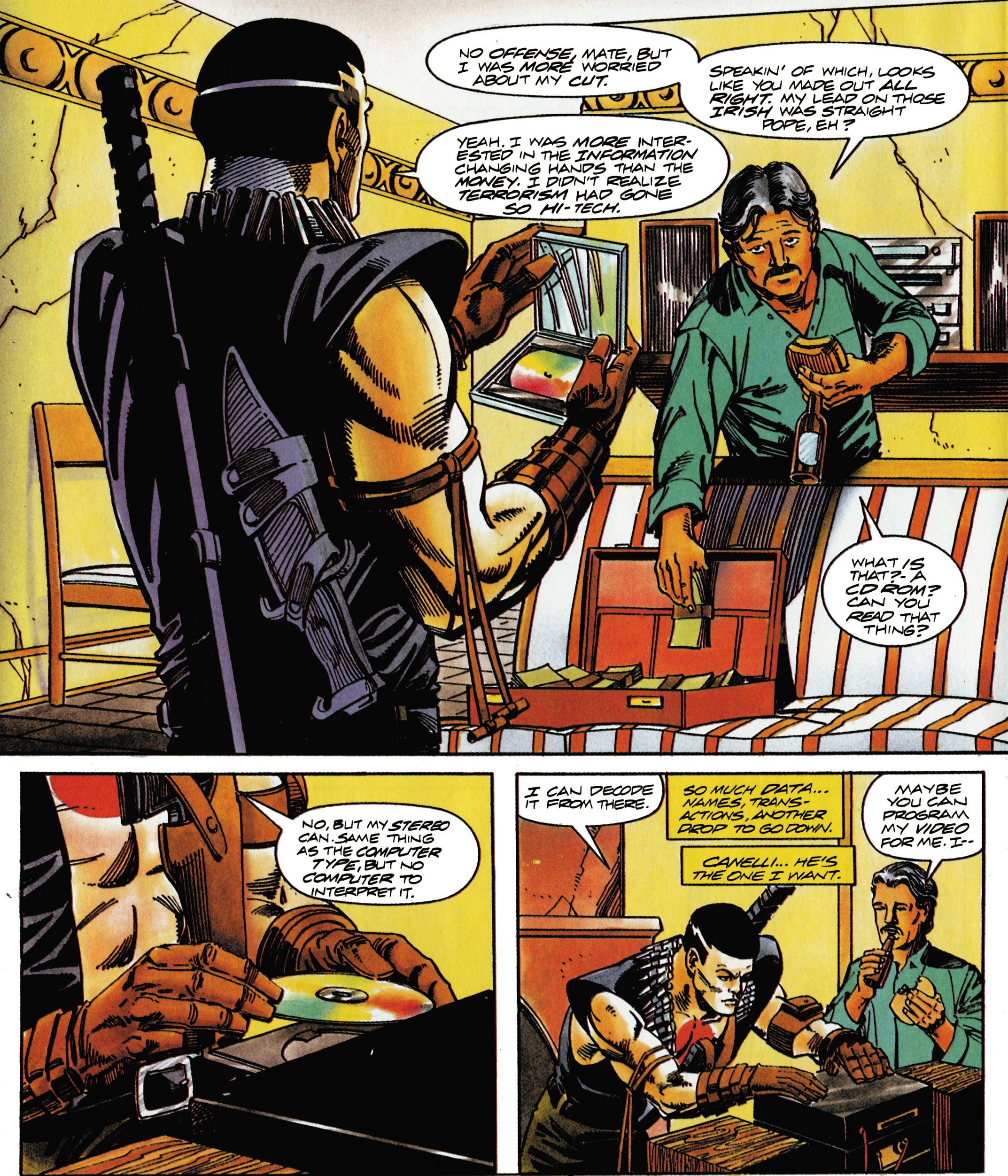 Bloodshot usa un CD-Rom