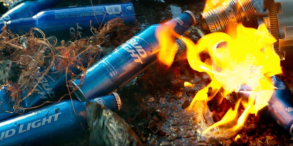 Bud Light em Transformers: Era da Extinção