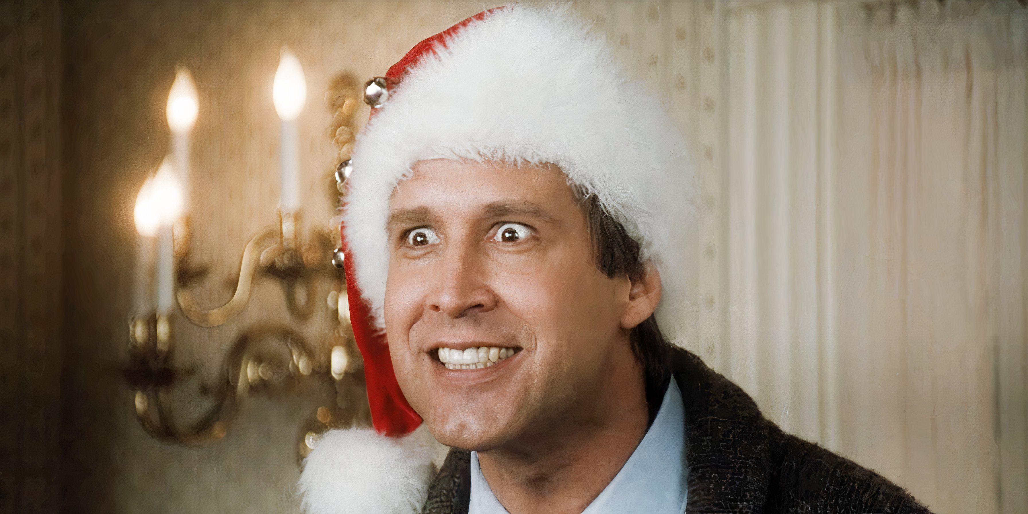 Chevy Chase grimaces during Christmas break