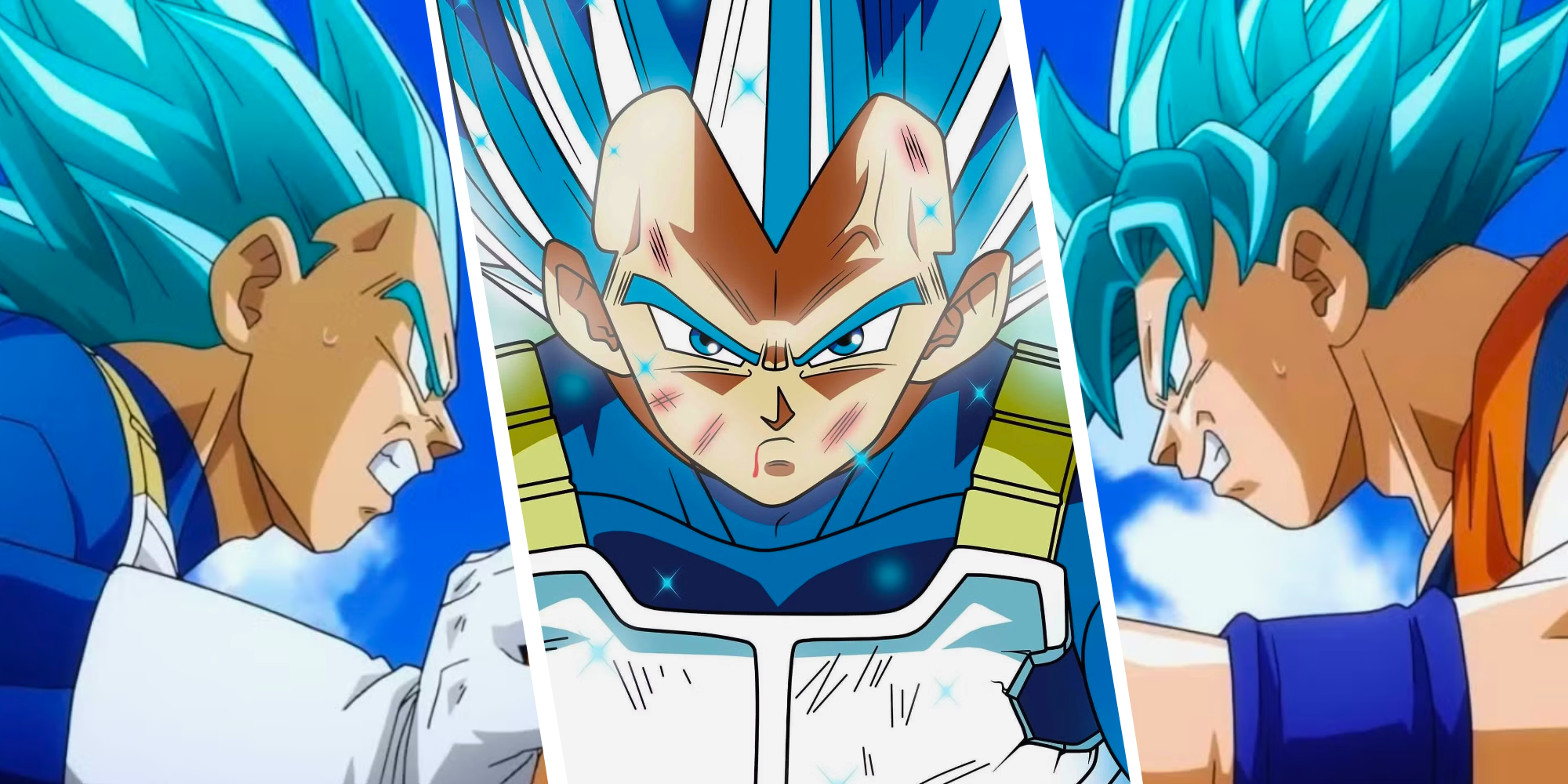 Imagen personalizada de Vegeta Super Saiyan Blue y Goku de Dragon Ball Super