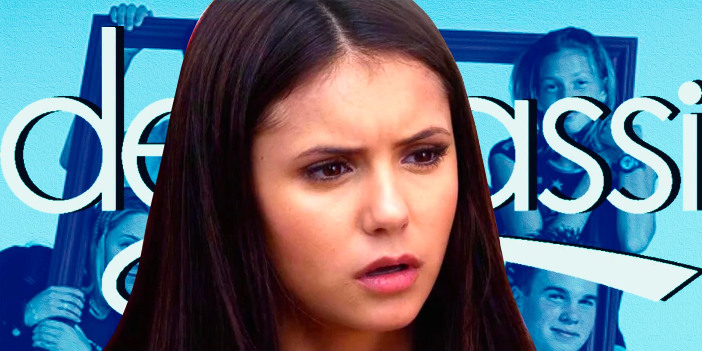 Muestra a Degrassi al fondo y a Elena de The Vampire Diaries.