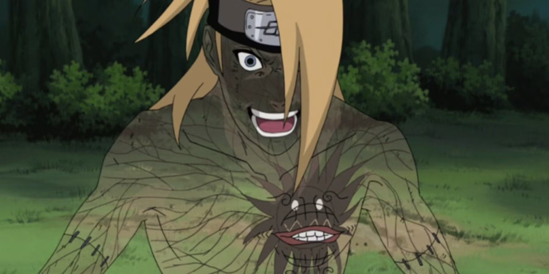 Deidara is about to explode with his transparent body