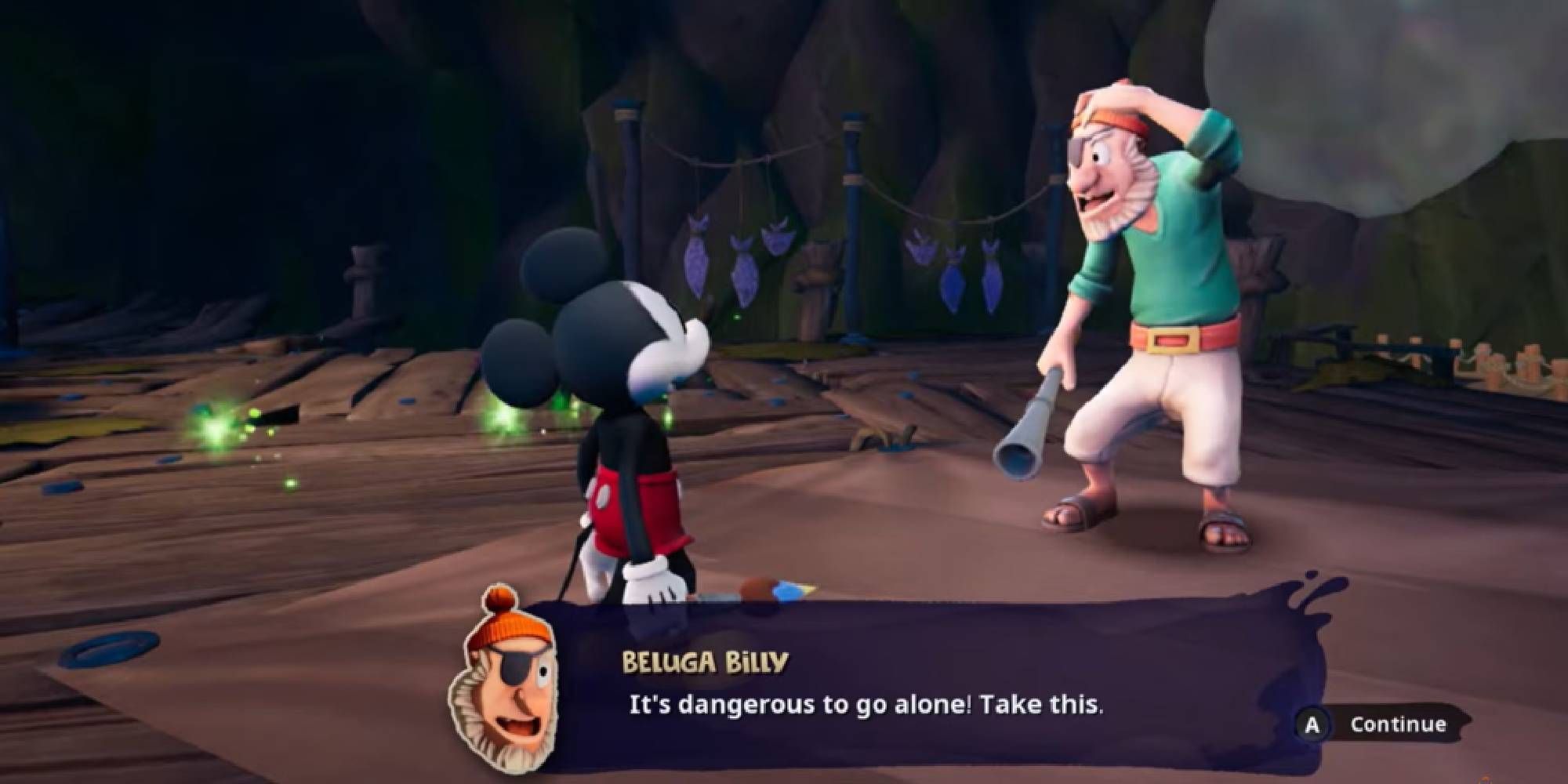 Epic Mickey Beluga Billa Zelda Quote