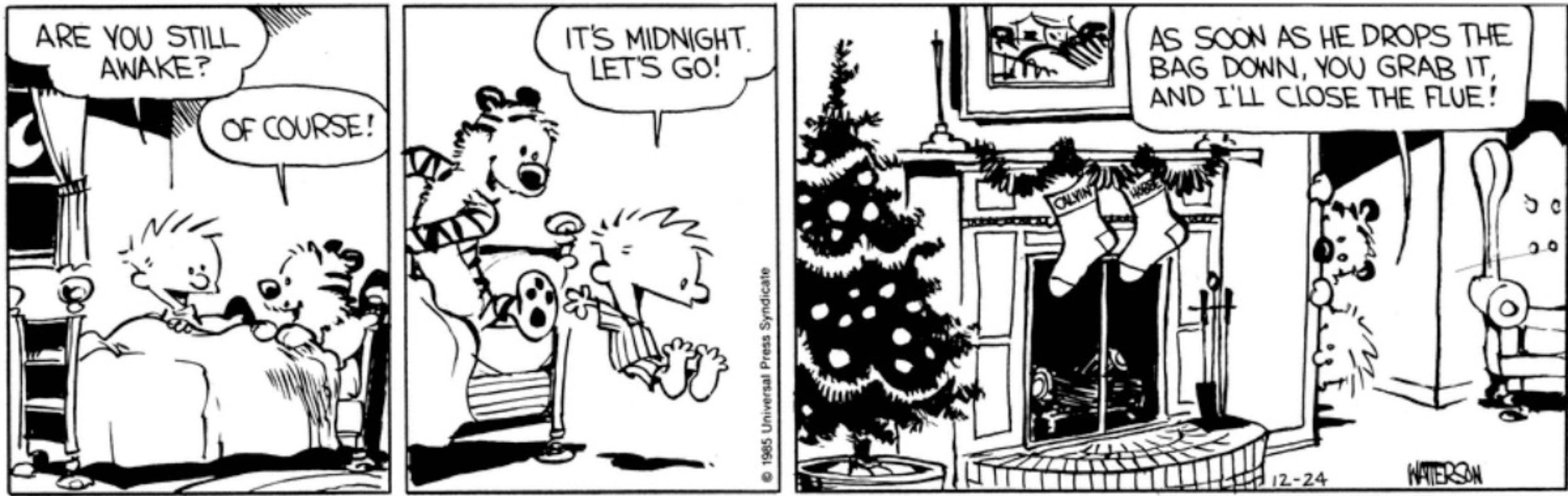 Calvin and Hobbes' First Christmas Spotlighted The Gift of Friendship