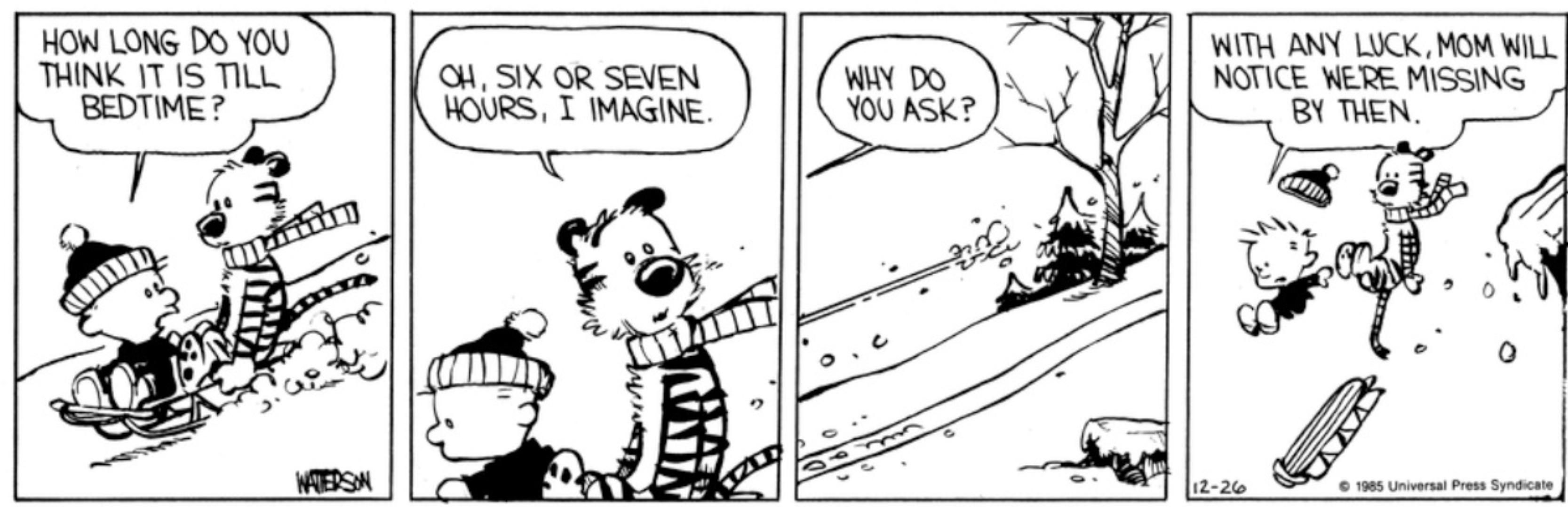 Calvin and Hobbes' First Christmas Spotlighted The Gift of Friendship