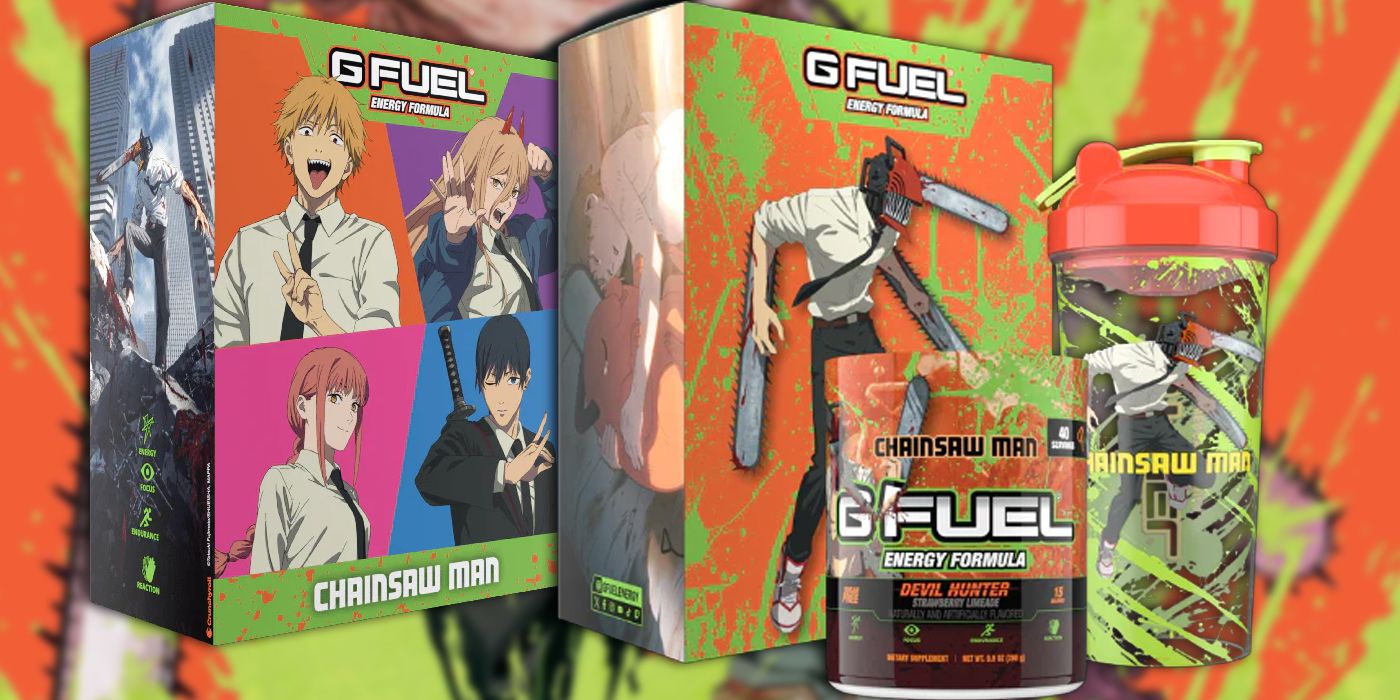 Chainsaw Man & G Fuel Reveal New Collaboration for Energy Drink Fans With 'Gory' Strawberry Limeade