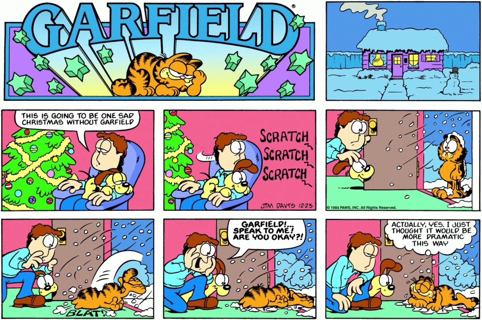 Garfield retorna para sua casa