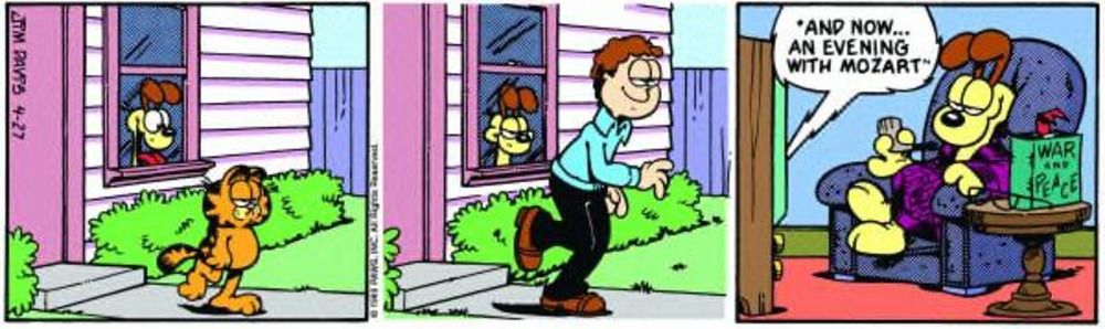 Garfield e Jon deixam Odie sozinho.