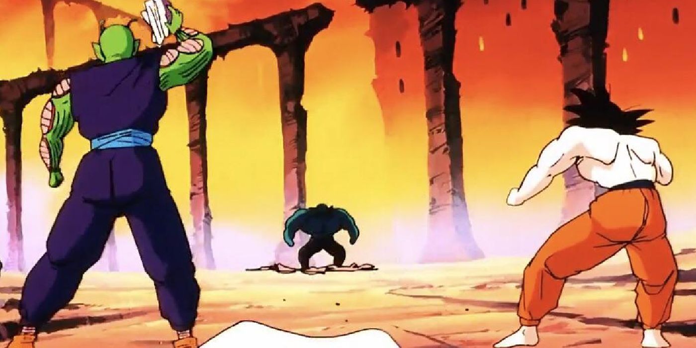 Goku e Piccolo vs Garlic Jr. - Dragon Ball Z