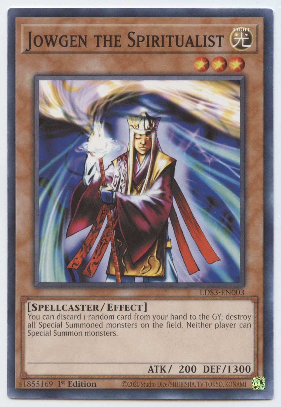 Jowgen, o Espiritualista do Yu-Gi-Oh TCG/OCG.