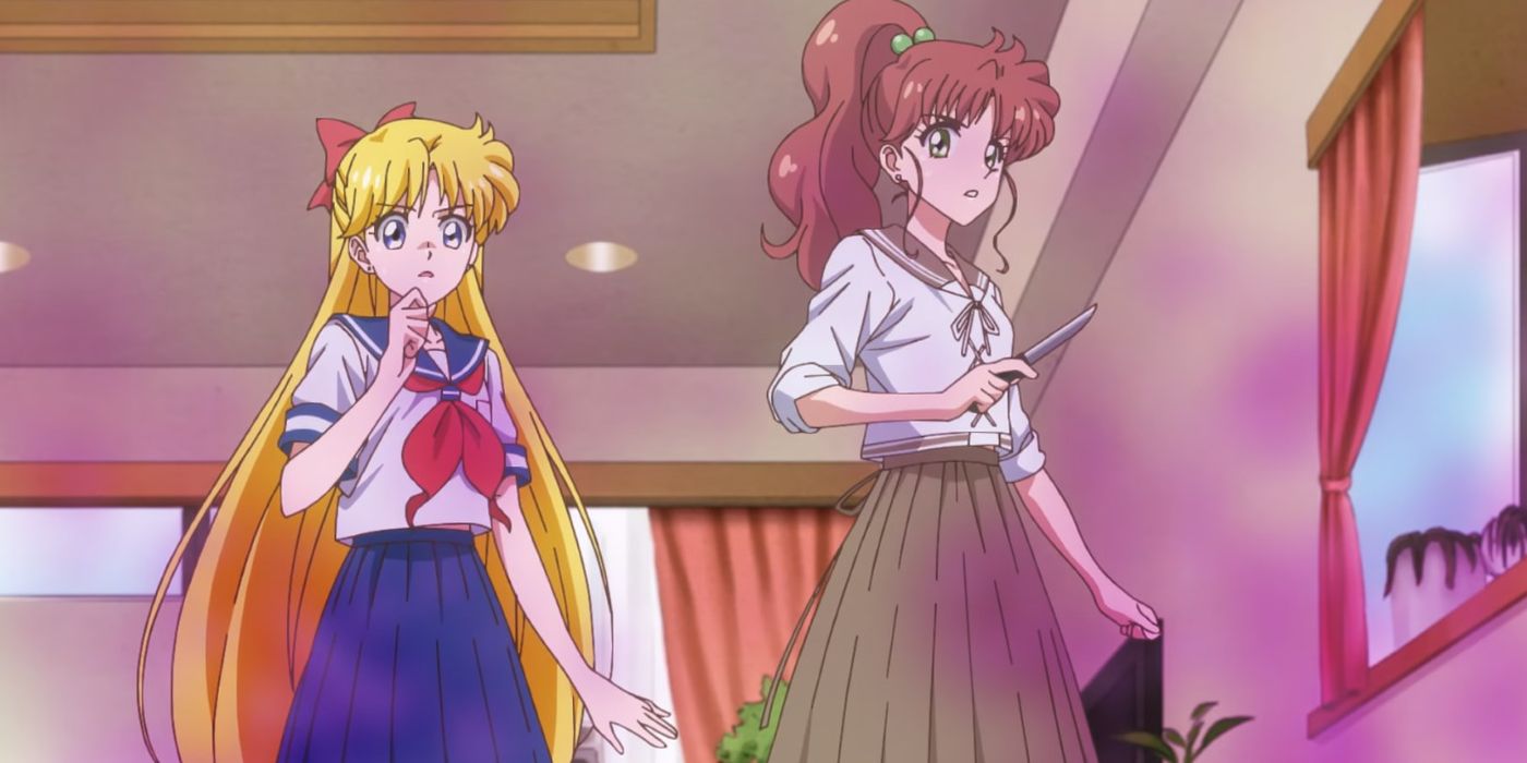 Makoto ataca a planta Tellun em Crystal de Sailor Moon