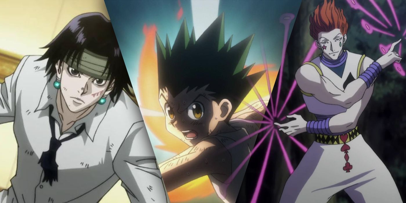 Gon, Chrollo, Hisoka, Nen Battles