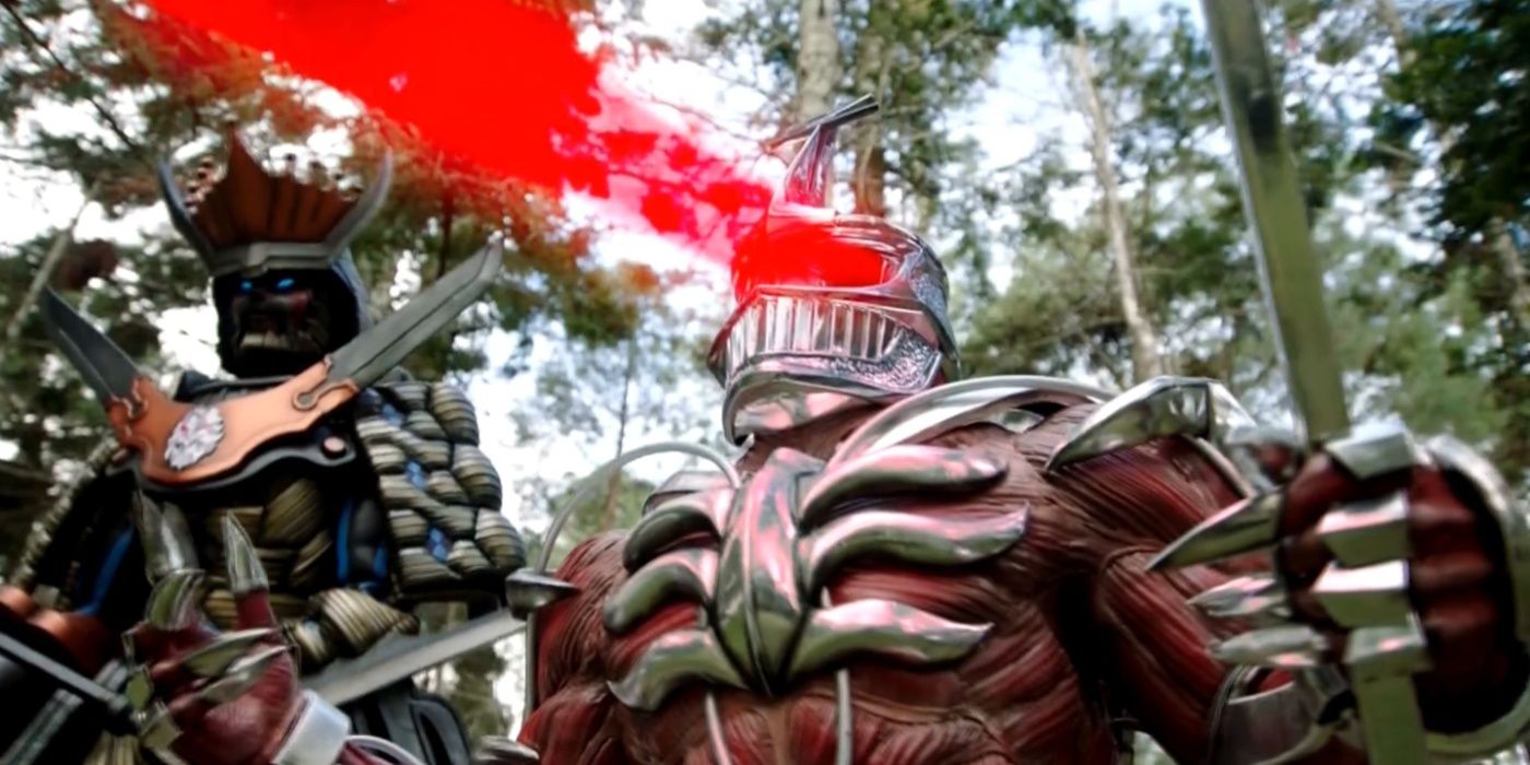 Lord Zedd libera um poderoso feixe de olhos no episódio Rafkon Revealed de Power Rangers Dino Fury.