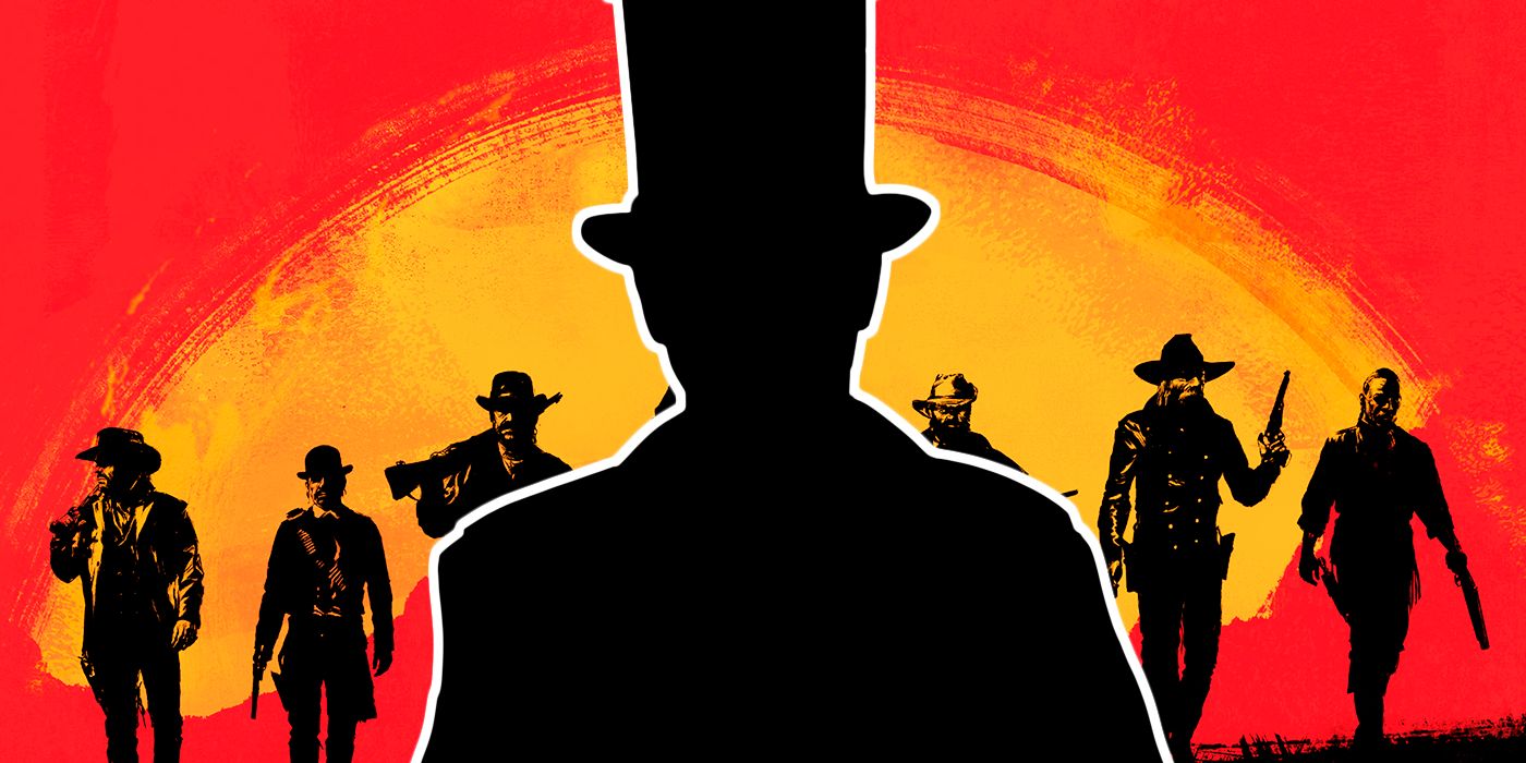 Silhouette of the strange man from Red Dead Redemption