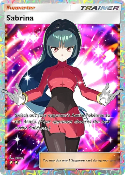 Sabrina in Pokemon TCG Pocket