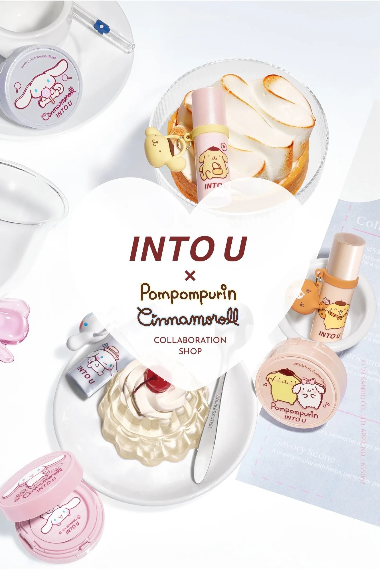 Sanrio из Hello Kitty запускает новую коллаборацию в сфере макияжа с участием Cinnamoroll и Pompompurin