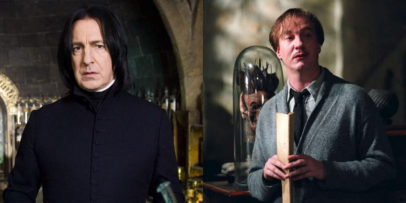 Imagem dividida de tremoço e snape