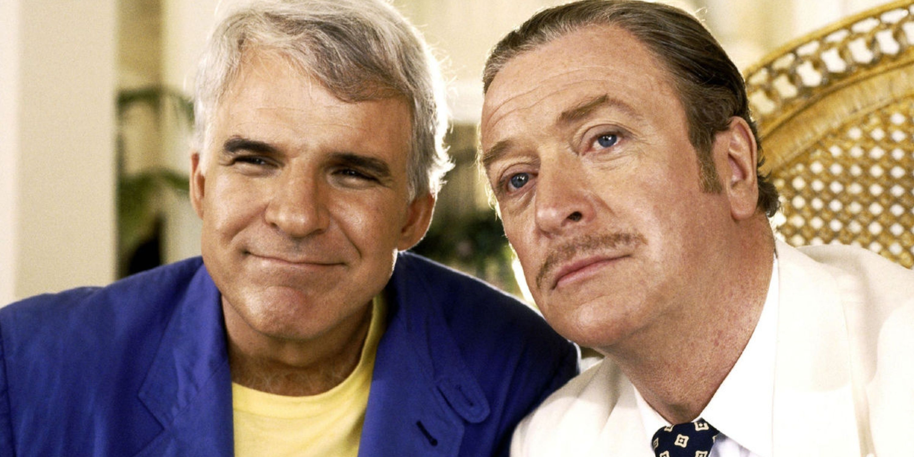 Steve Martin e Michael Caine em Dirty Rotten Scoundrels