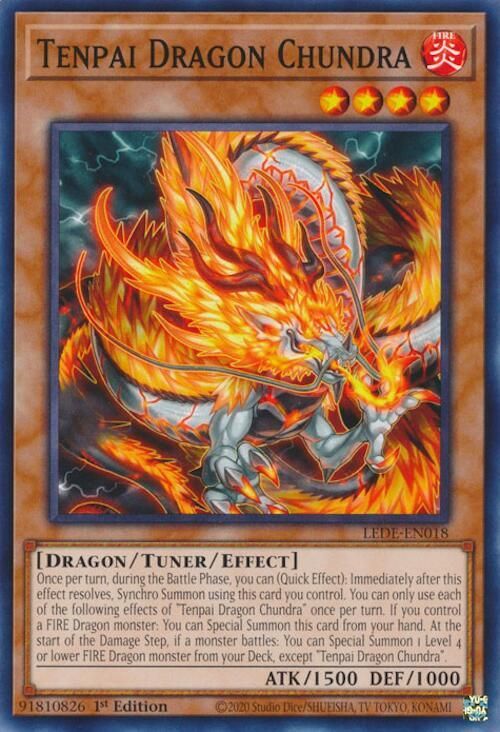 Dragão Tenpai Chundra do Yu-Gi-Oh TCG/OCG