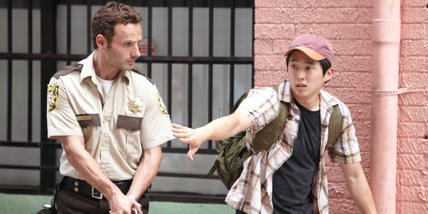 Rick and Glen from The Walking Dead