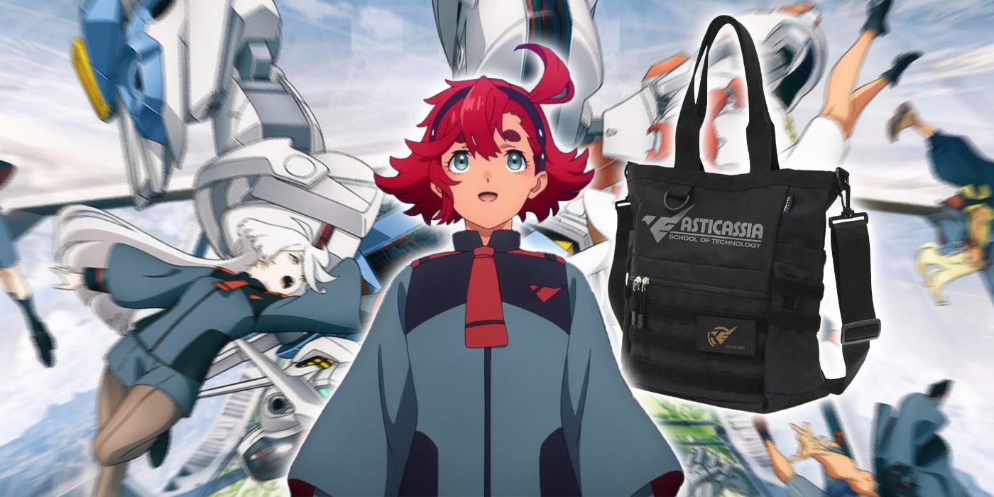 Gundam: The Witch From Mercury Fashion Heads Overseas With Trendy Asticassia Tote Bag