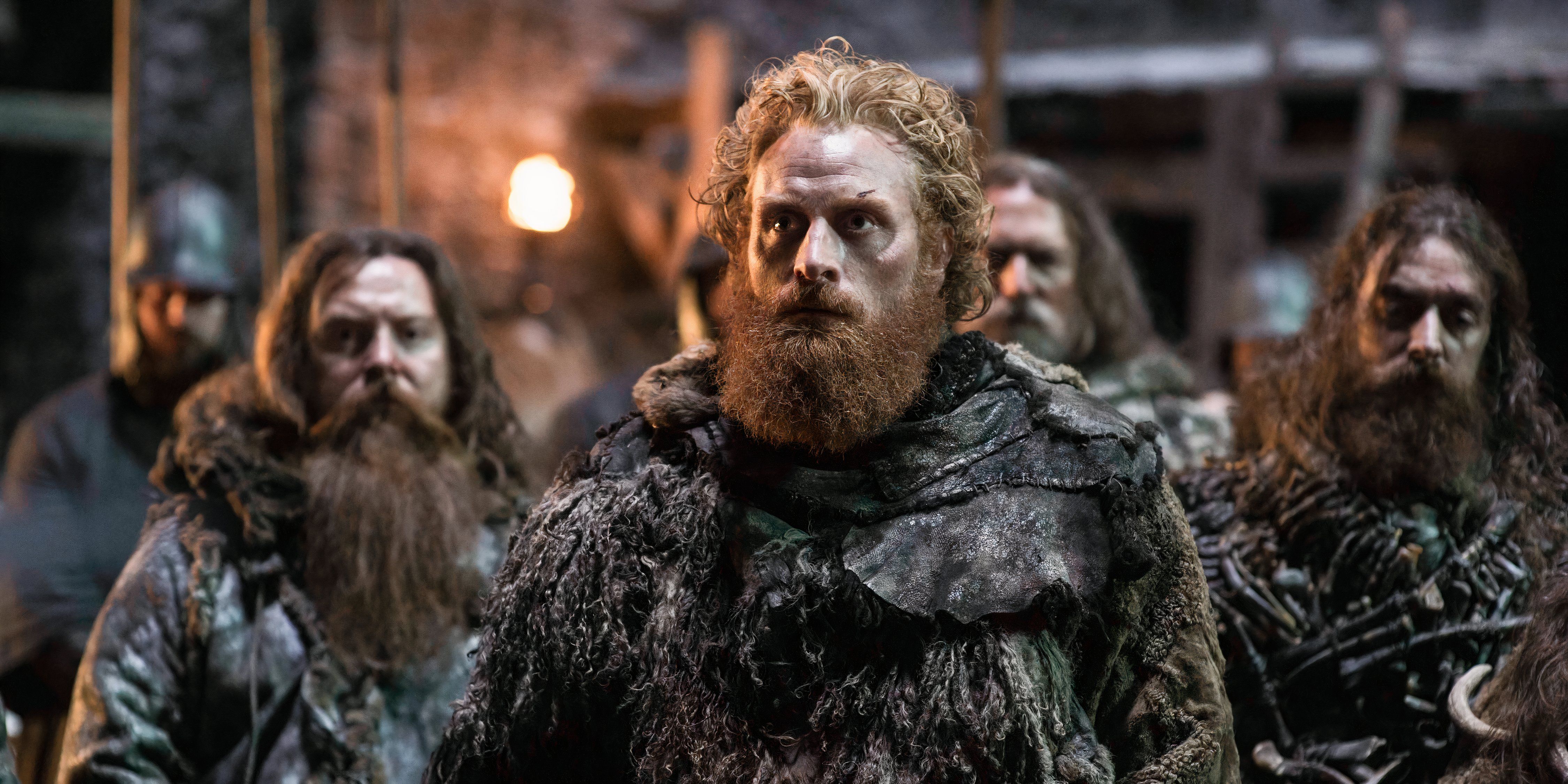 Tormund Giantsbane and some Wildlings in Game of Thrones