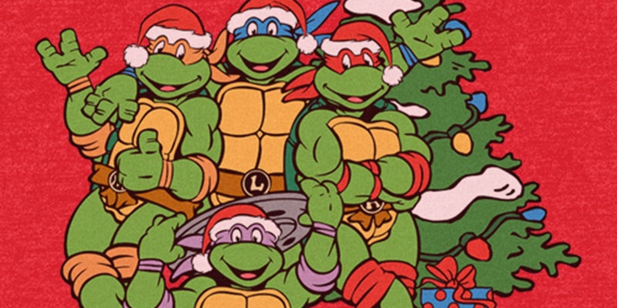 Las tortugas celebran la Navidad