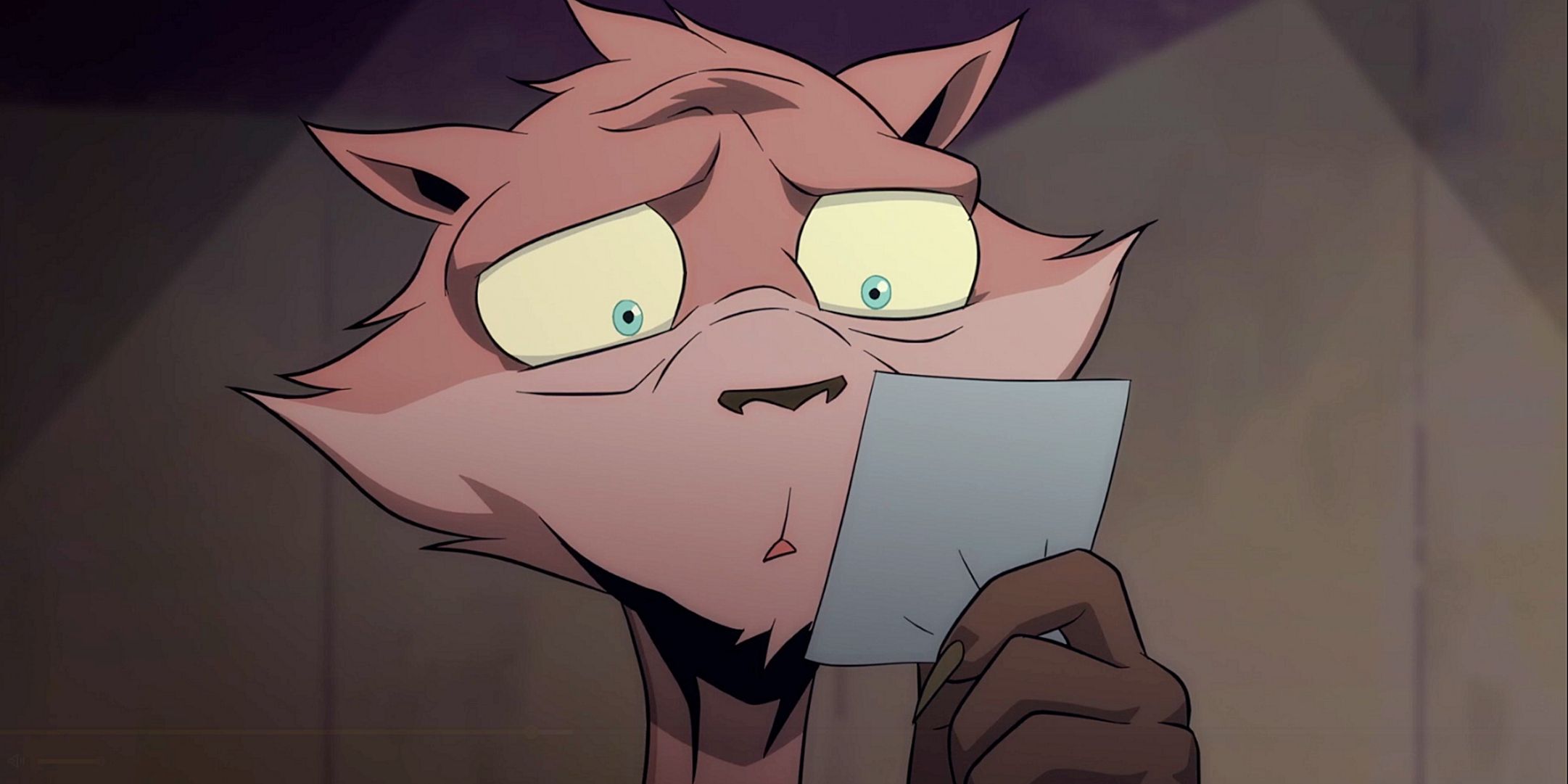 Weasel looking at a photo with a sad expression and tears in his eyes from Creature Commandos