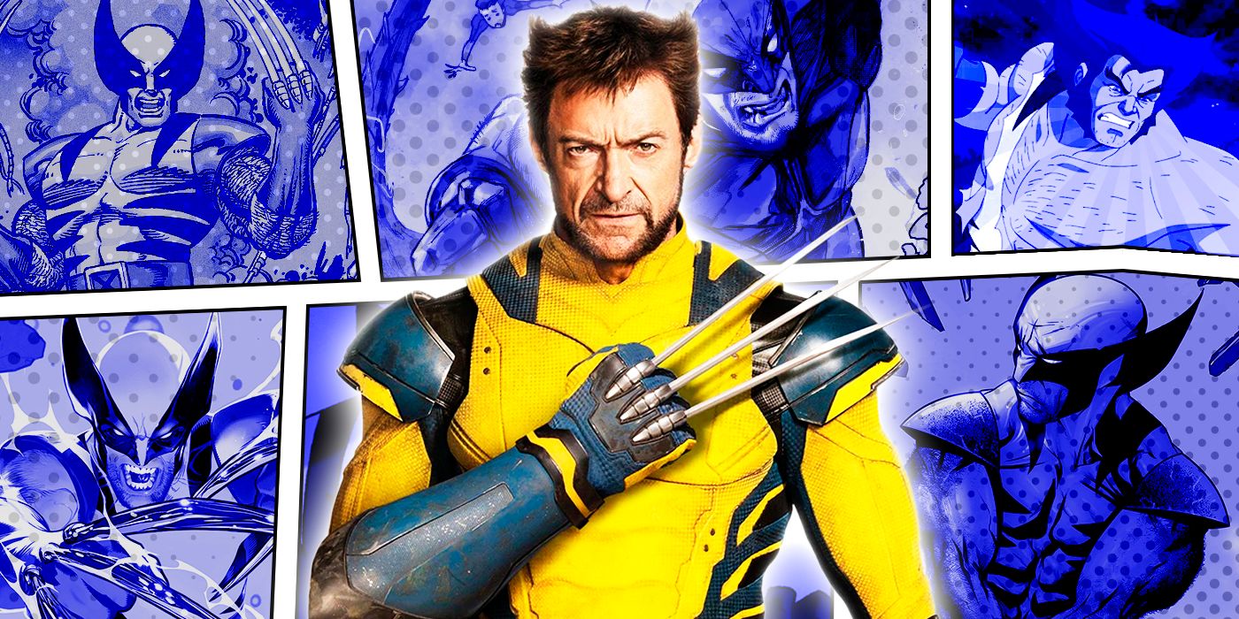 Colagem de Wolverine