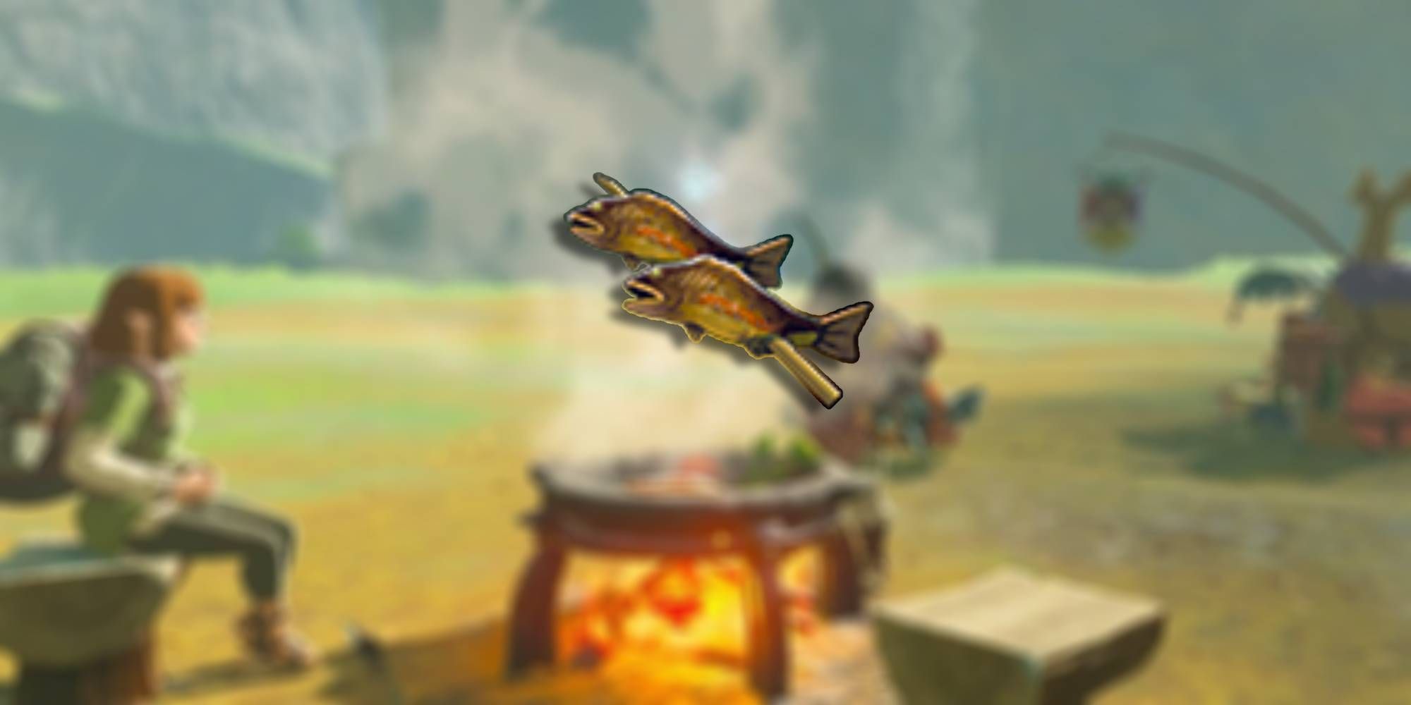 Espeto de Peixe Zelda Breath of the Wild