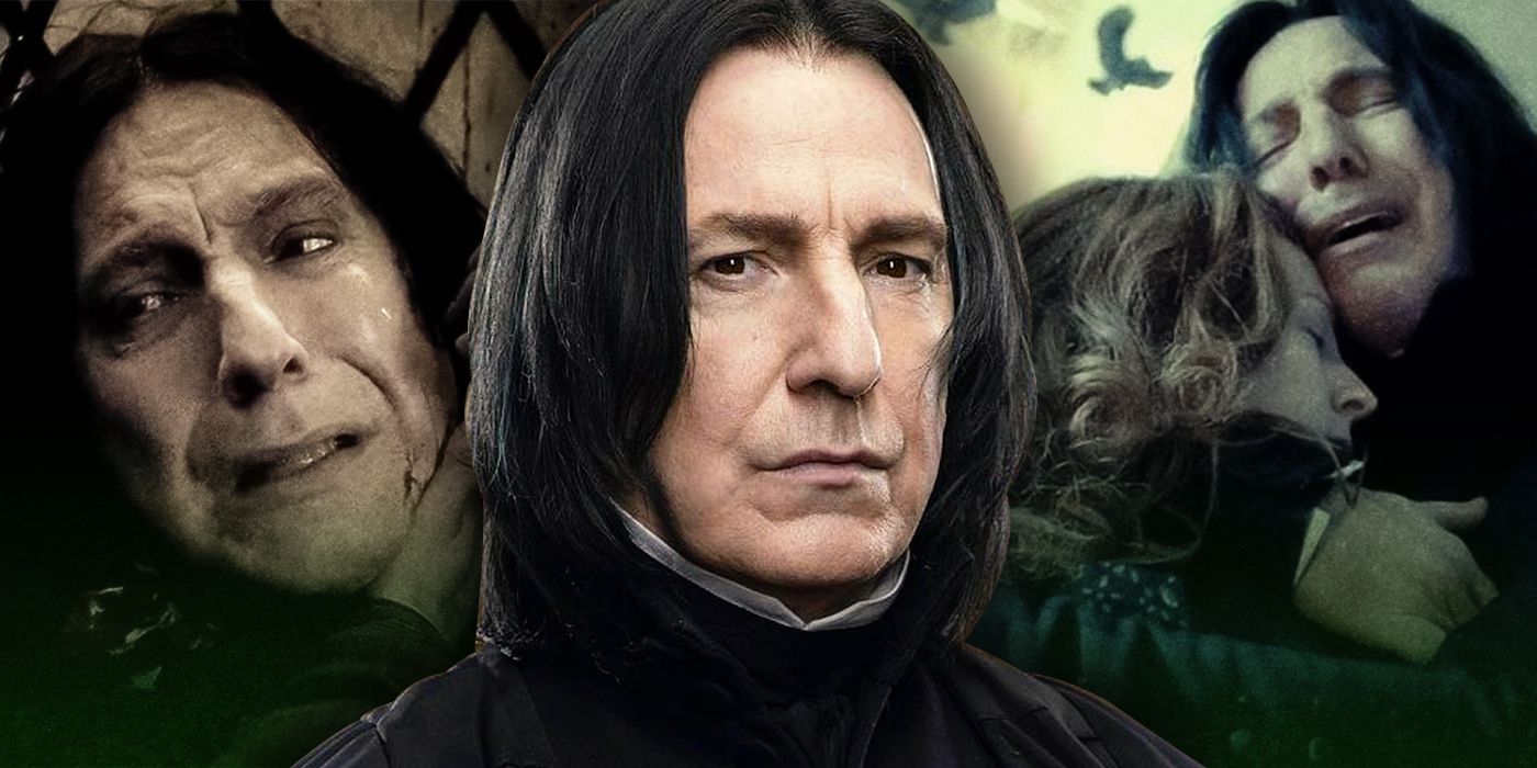Images of Severus Snape and Lily Potter in the Harry Potter franchise