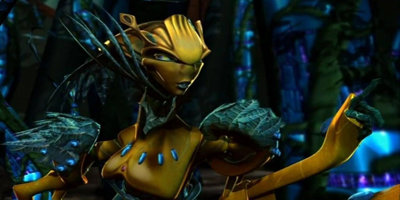 Botanica em forma de planta em Beast Machines: Transformers.