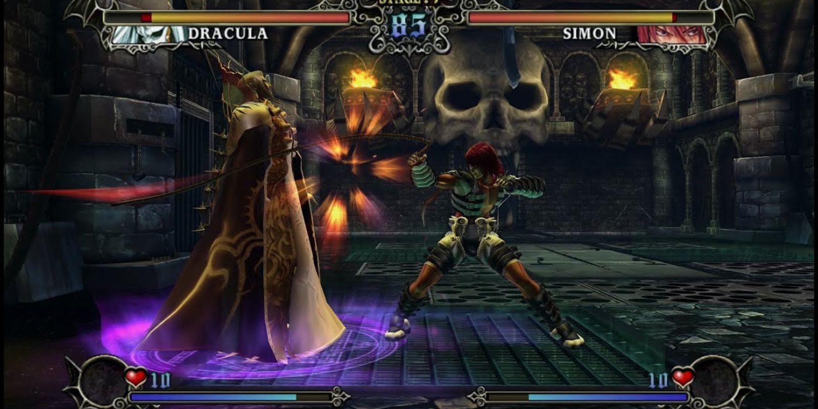 Castlevania Julgamento Drácula vs Simon na Câmara de Tortura