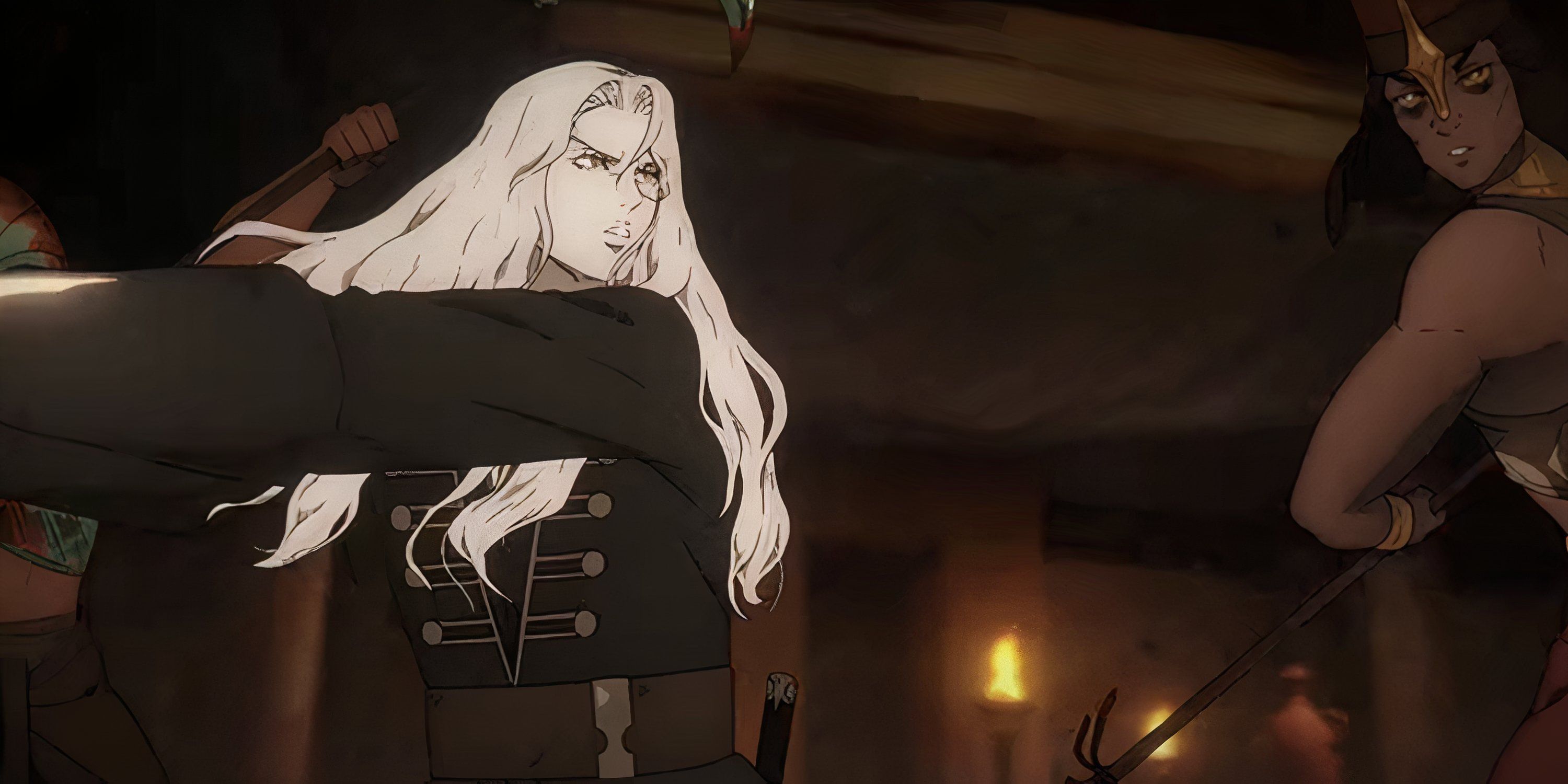 Alucard luta contra vampiros egípcios em Castlevania: Nocturne