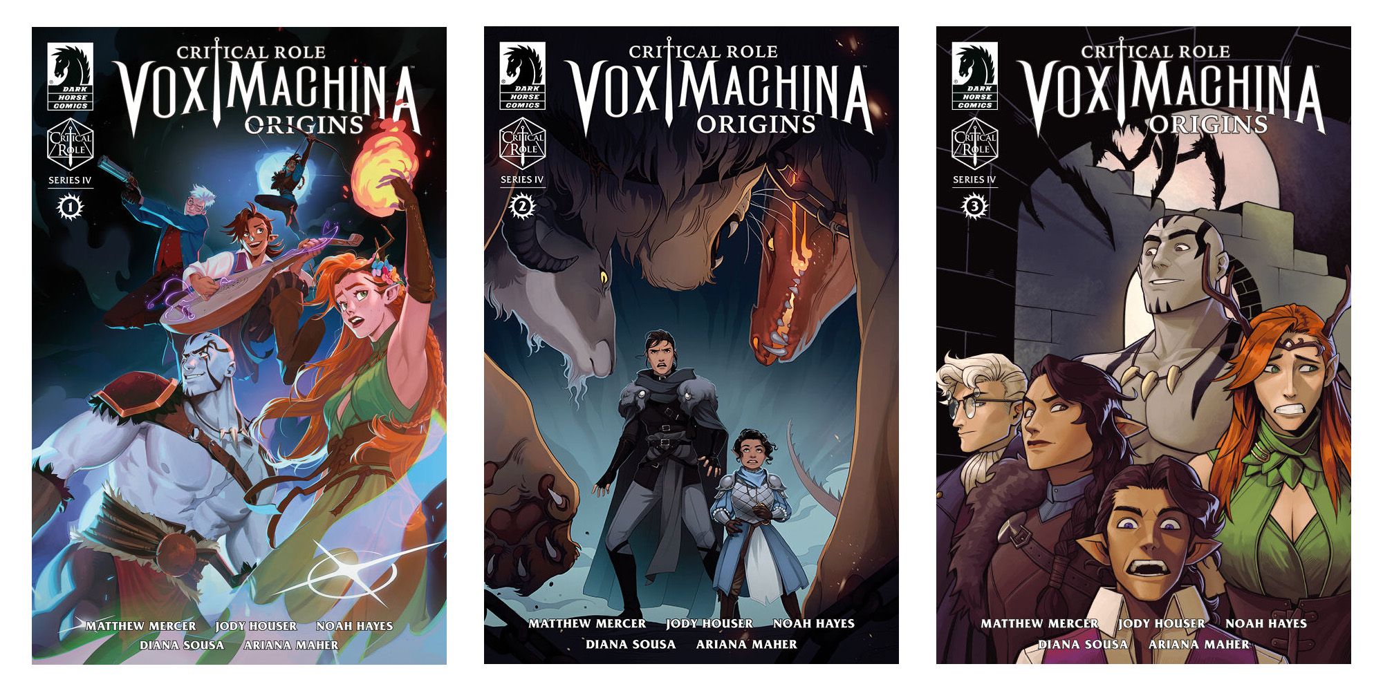 Papel crítico Vox Machina Origins Series IV Dark Horse Comics Questões 1-3