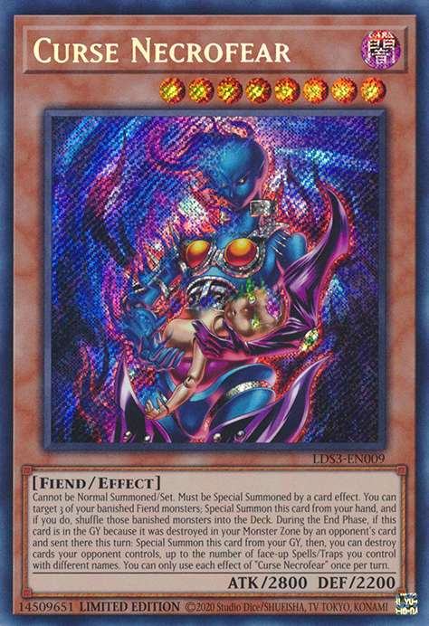 Maldição Necrofear no Yu-Gi-Oh! TCG/OCG.