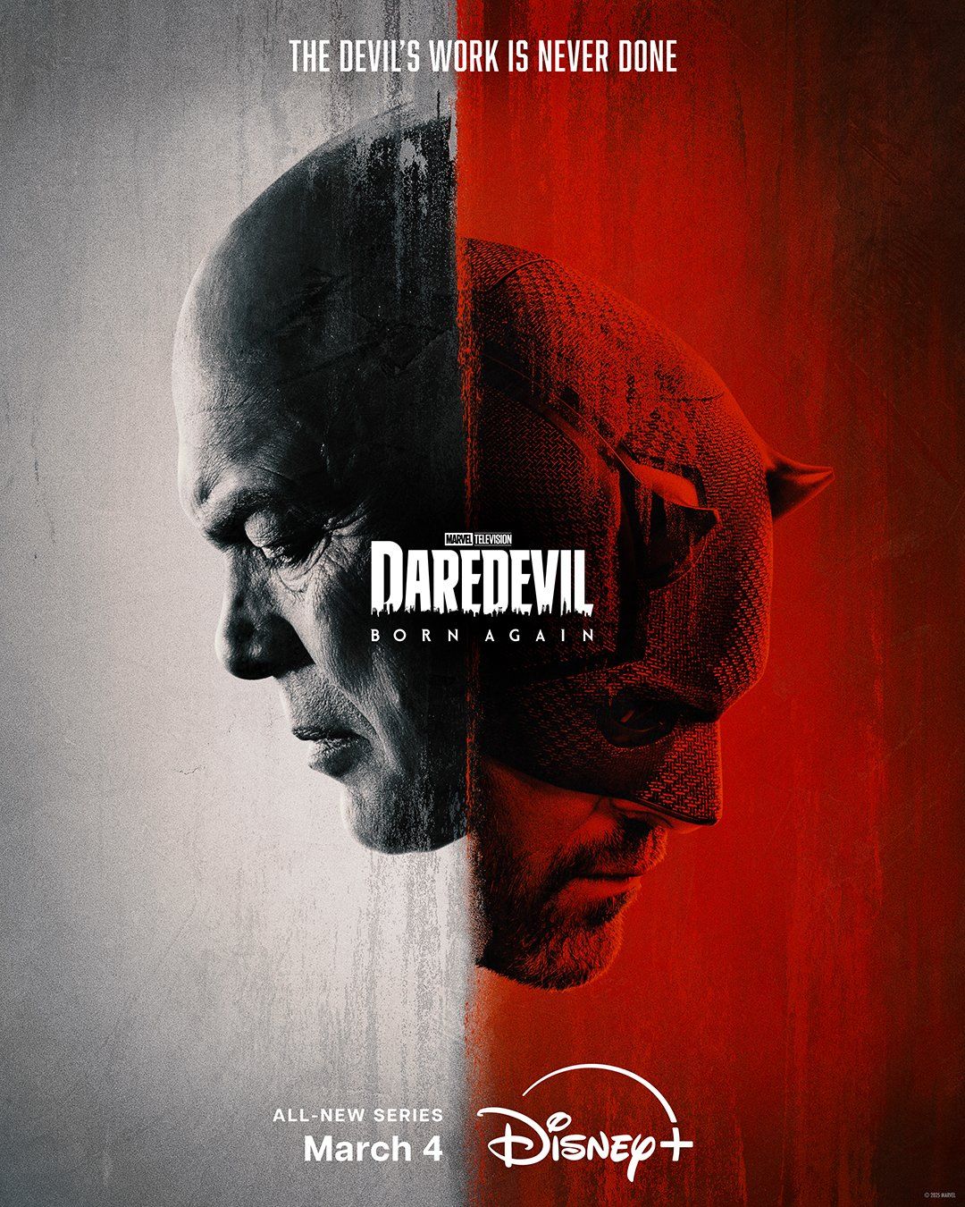 El primer cartel de Daredevil: Born Again.